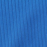 Polyester Stretch Rib Knit Fabric, 230 gsm, 145 cm — Blue — texture