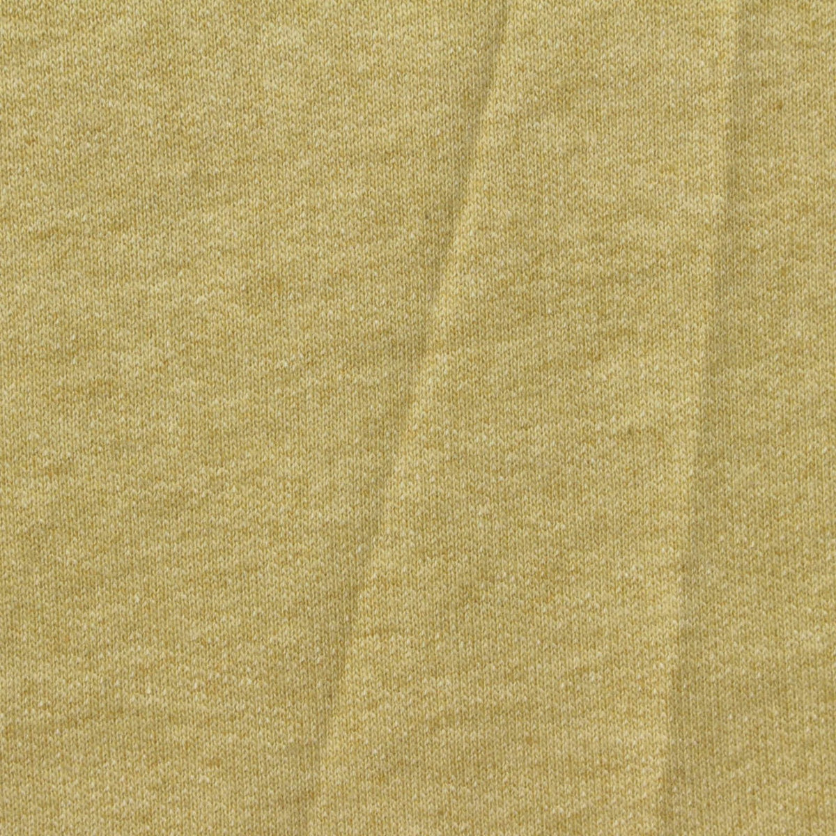 Yellow-Green Marl French Terry, Cotton-Poly