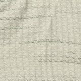Grey Horizontal-Stripe Waffle Knit, Polyester