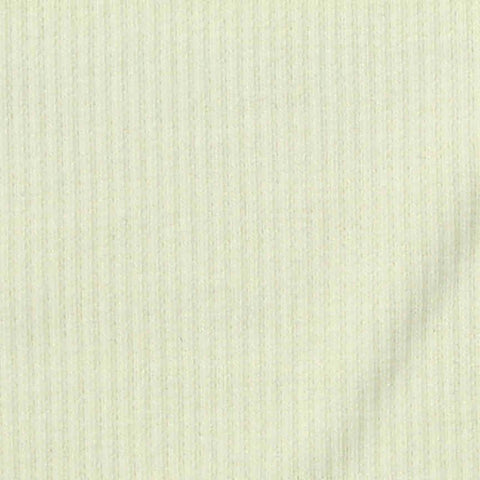 Cotton Stretch Rib Knit Fabric, 380 gsm, 115 cm — Yellow