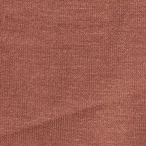 Red-Brown Marl French Terry, Poly-Viscose