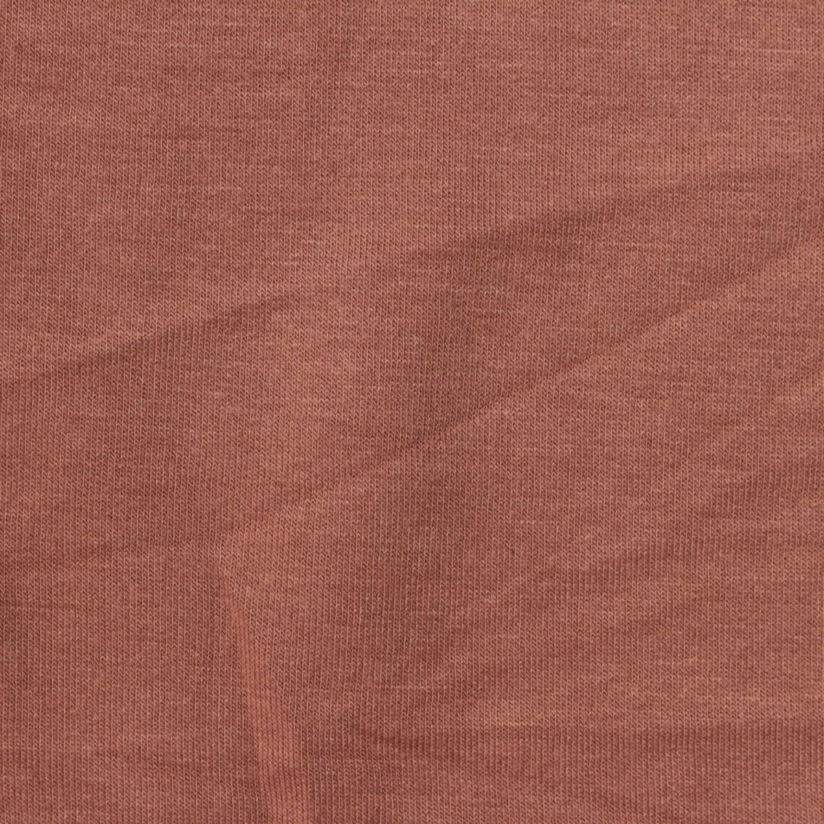 Red-Brown Marl French Terry, Poly-Viscose