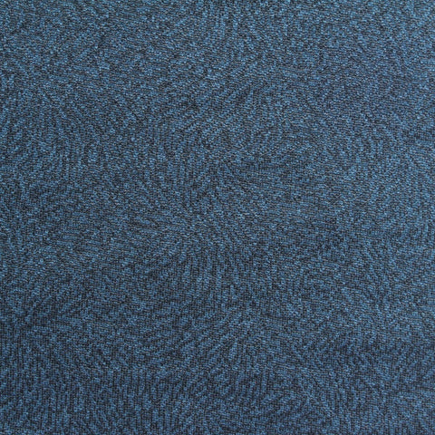 Blue Geometric Jersey Knit, Poly-Spandex