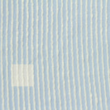 White Vertical-Stripe Jersey Knit, Viscose-Poly