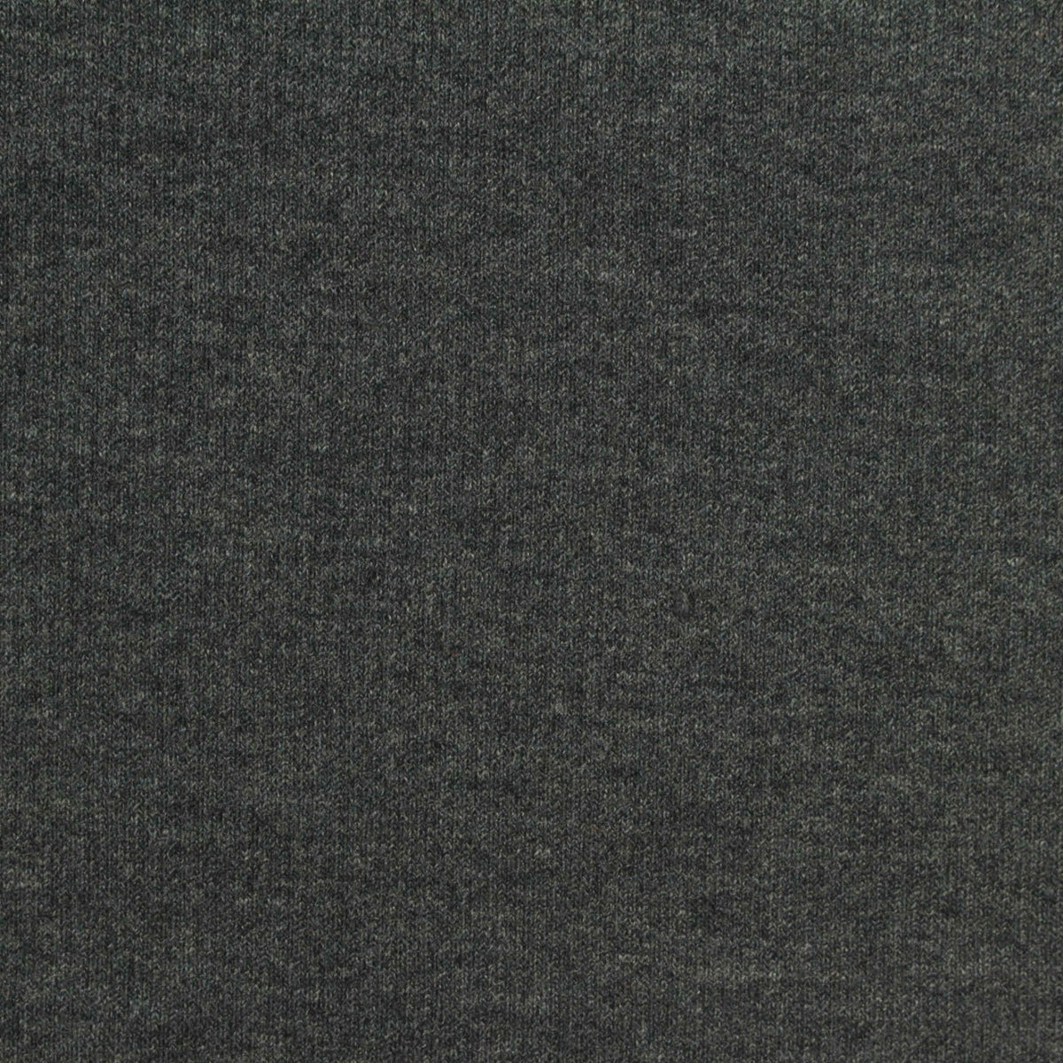 Dark Grey Marl Rib Knit, Poly-Viscose, 350 gsm