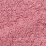Pink Textured Jersey Knit, Poly-Cotton — texture