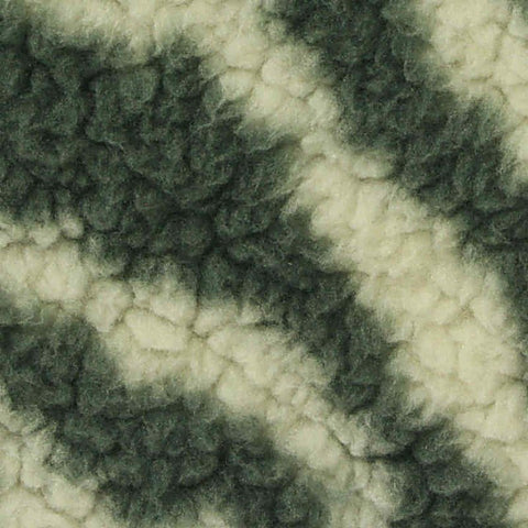 Dark Green Wavy-Animal Print Minky, Polyester