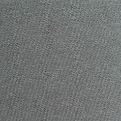 Cotton Polyester Stretch French Terry Fabric, 290 gsm, 160 cm — Grey