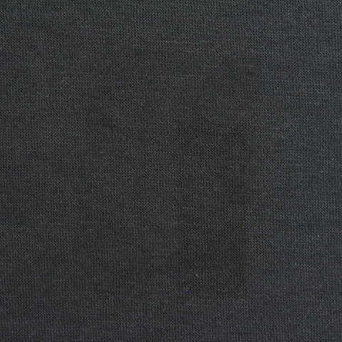 Brushed Polyester Cotton French Terry Fabric, 260 gsm, 180 cm — Grey