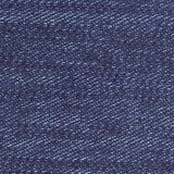 Slub Cotton Polyester Stretch Knit Fabric, 260 gsm, 155 cm — Navy — texture