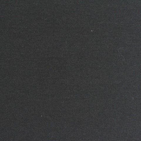 Polyester Viscose Stretch Scuba Knit Fabric, 380 gsm, 160 cm — Black, ref EF-274485
