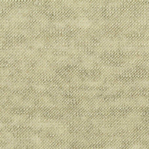 Light Beige Heathered-Marl Scuba Knit, Linen-Cotton