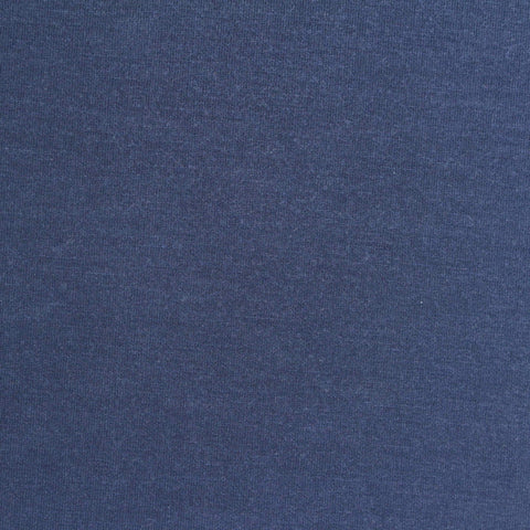Navy Marl Scuba Knit, Poly-Viscose, 240 gsm