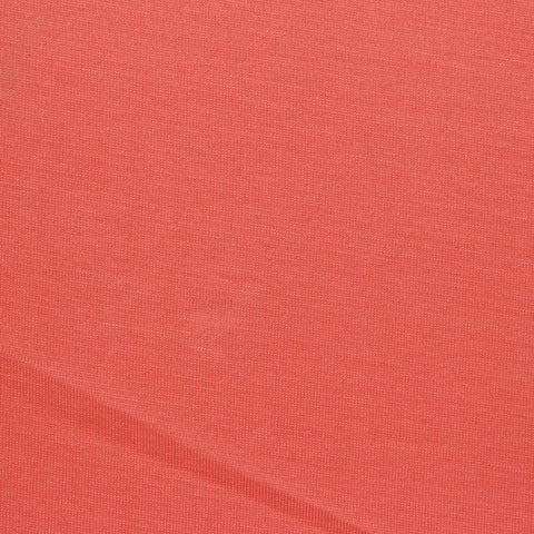 Tencel Lyocell Polyester Stretch Jersey Knit Fabric, 165 gsm, 170 cm — Orange