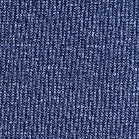 Blue Marl Scuba Knit, Linen-Cotton