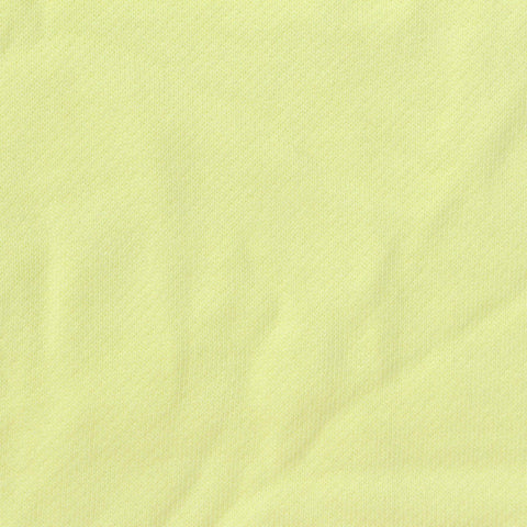 Brushed 100% Cotton French Terry Fabric, 320 gsm, 175 cm — Yellow