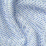 Jacquard Polyester Viscose Stretch Interlock Knit Fabric, 300 gsm, 160 cm — Blue — texture