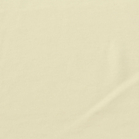 100% Cotton Interlock Knit Fabric, 190 gsm, 165 cm — Beige