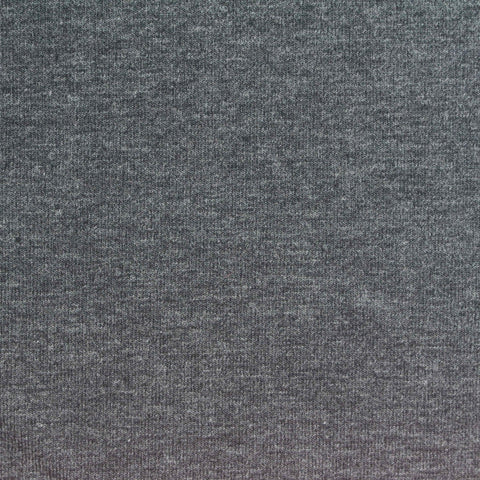 Heather Grey Marl French Terry, Cotton-Poly, 245 gsm