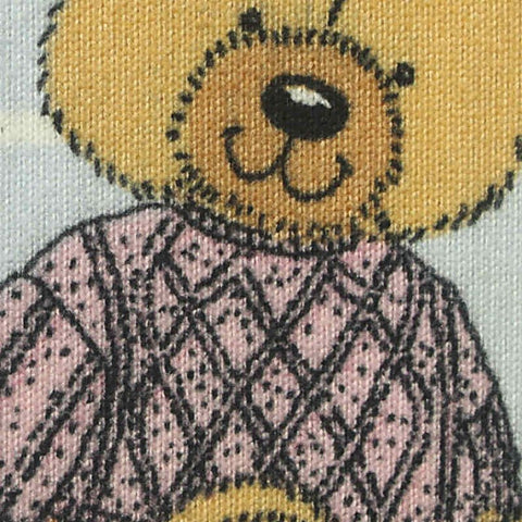 Pink Bears Chunky Knit, Polyester