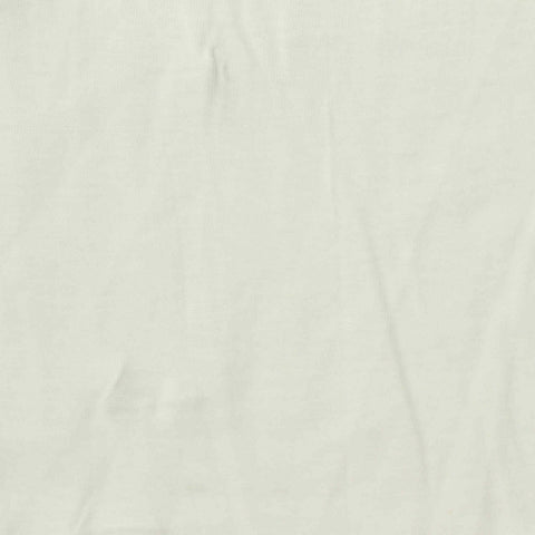 100% Cotton Jersey Knit Fabric, 110 gsm, 170 cm — White
