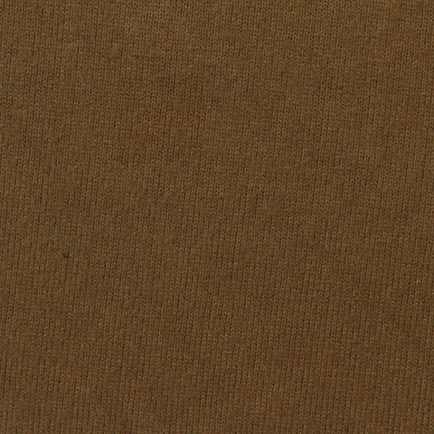 Brushed Viscose Polyester Stretch Chunky Knit Fabric, 230 gsm, 160 cm — Brown