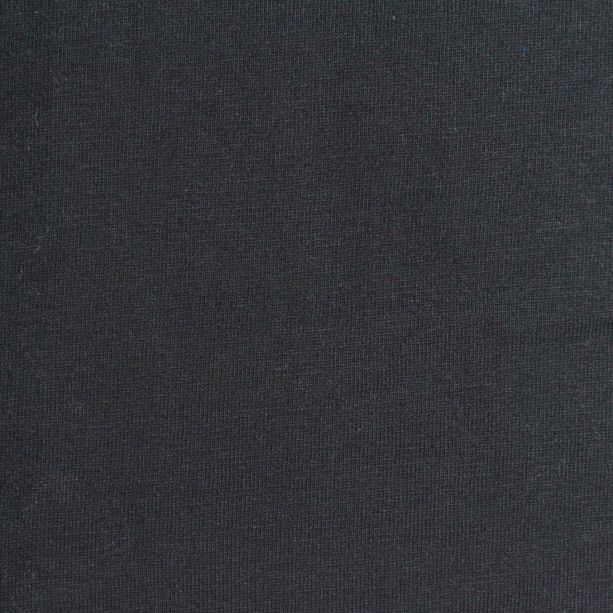 Polyester Cotton Jersey Knit Fabric, 155 gsm, 175 cm — Black