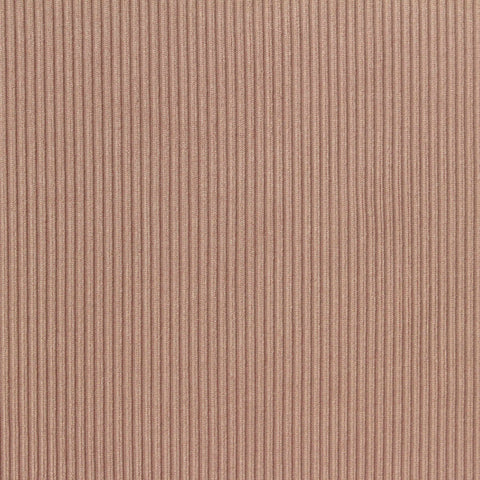 Polyester Stretch Rib Knit Fabric, 280 gsm, 130 cm — Beige