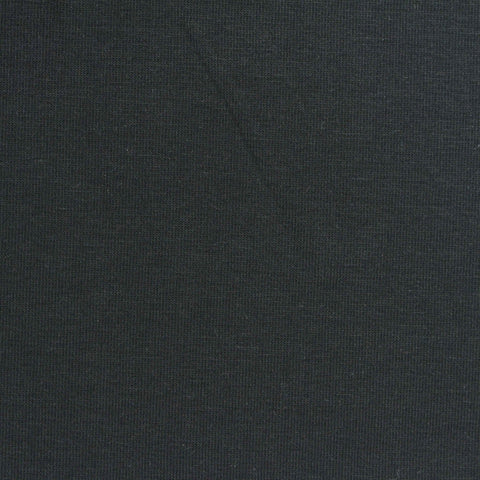 Cotton Polyester Stretch Scuba Knit Fabric, 380 gsm, 165 cm — Black