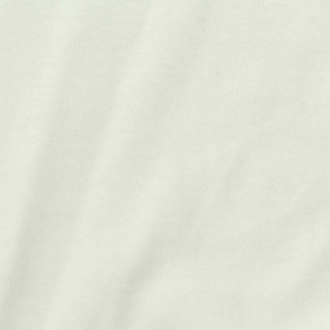 100% Cotton Interlock Knit Fabric, 185 gsm, 172 cm — White