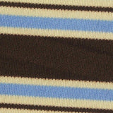 Brown Horizontal-Stripe Velvet, Polyester — texture