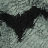 Black Animal Print Minky, Polyester — texture