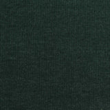 Dark Green Marl Rib Knit, Cotton-Poly