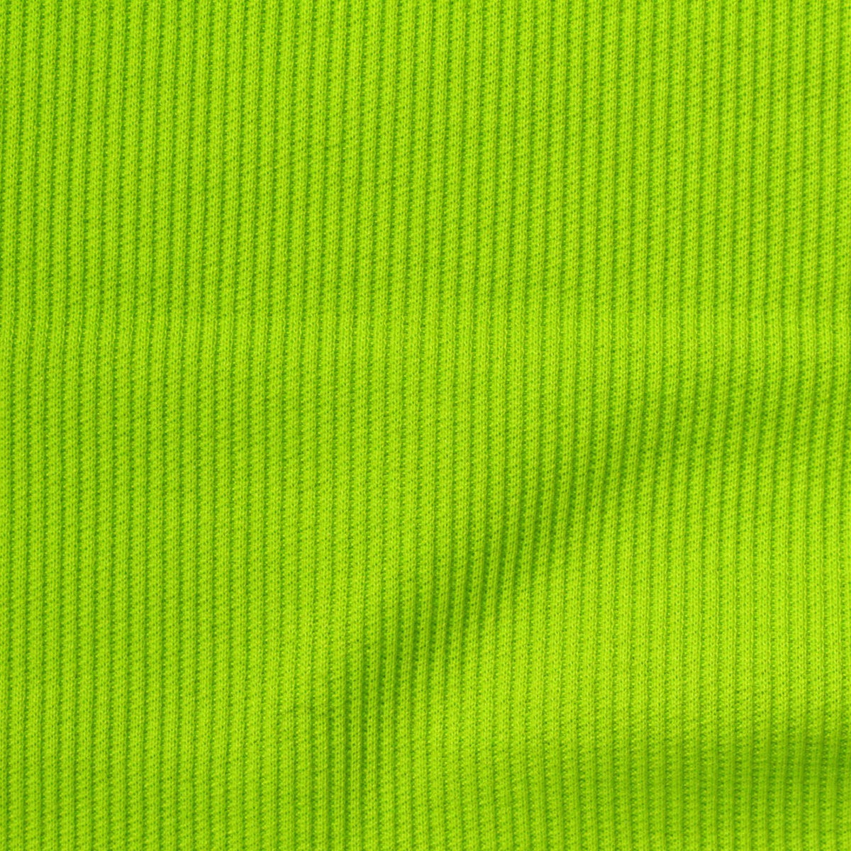 Polyester Stretch Rib Knit Fabric, 320 gsm, 155 cm — Green