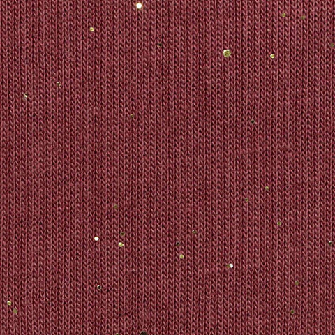 Gold Dots French Terry, Poly-Cotton