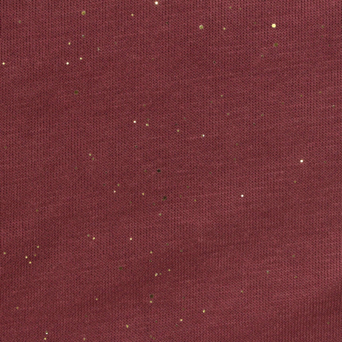 Gold Dots French Terry, Poly-Cotton