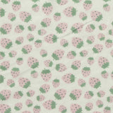 Pink Leaves Milk Silk Knit, Polyester