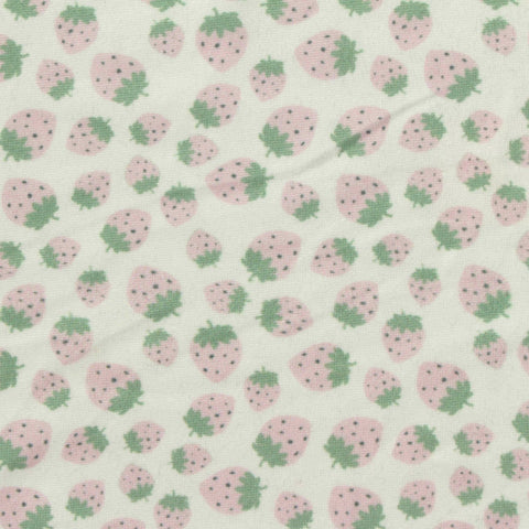 Pink Leaves Milk Silk Knit, Polyester