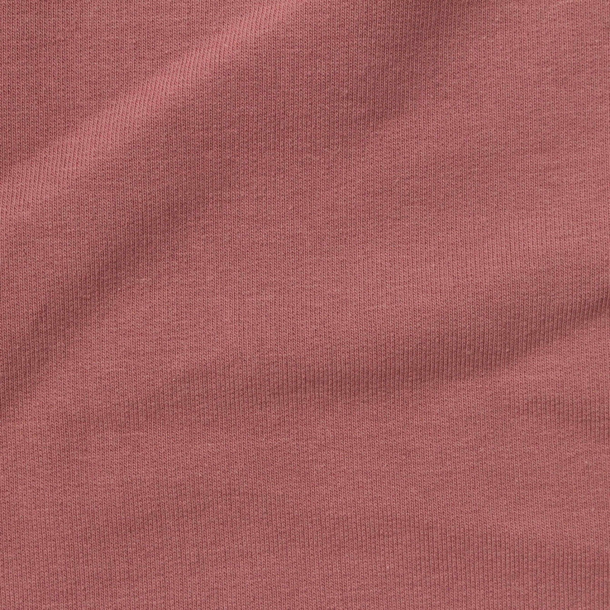 Brushed Cotton Stretch French Terry Fabric, 240 gsm, 162 cm — Pink