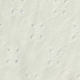 Off-White Eyelet Knit, Polyester