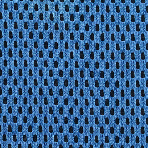 100% Polyester Birdseye Knit Fabric, 170 gsm, 165 cm — Blue