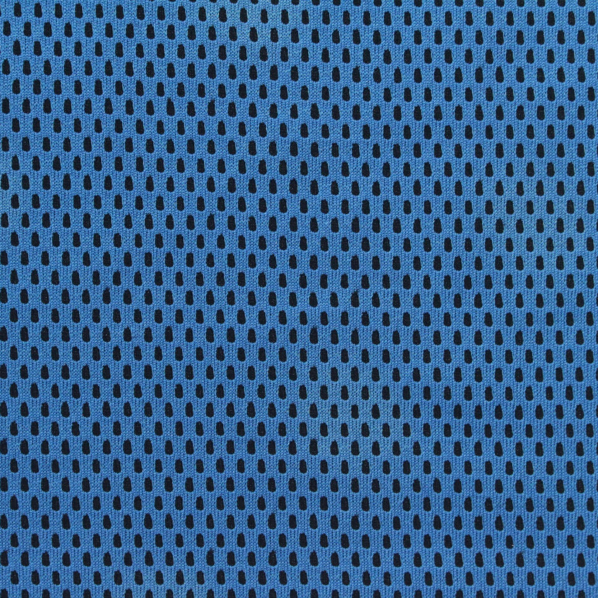 100% Polyester Birdseye Knit Fabric, 170 gsm, 165 cm — Blue
