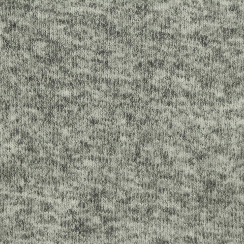 Grey Marl Chunky Knit, Poly-Viscose, 235 gsm, 180 cm