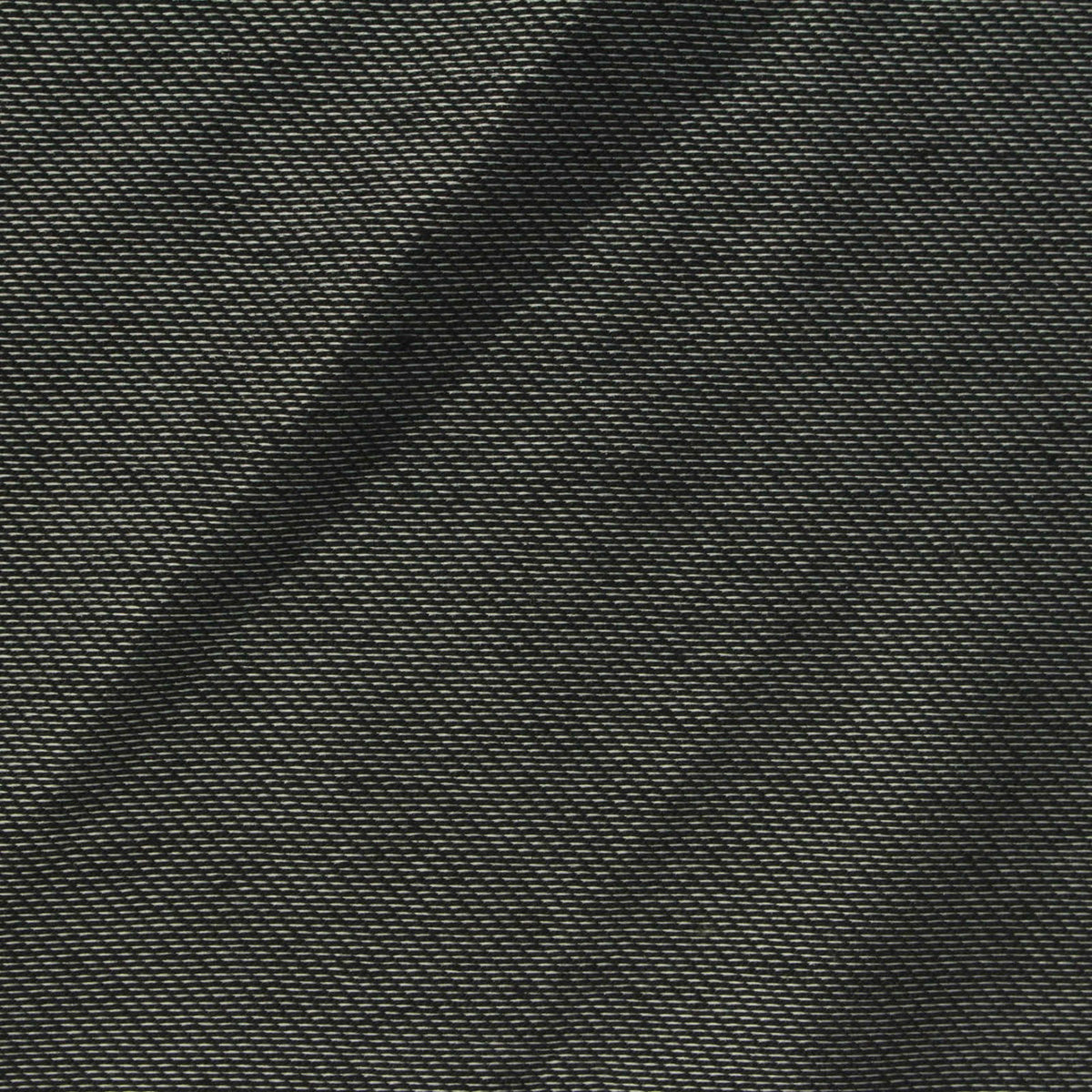 Polyester Stretch Denim Fabric, 190 gsm, 165 cm — Black