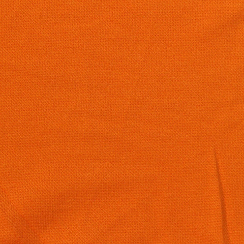 Cotton Polyester Piqué Knit Fabric, 170 gsm, 180 cm — Orange