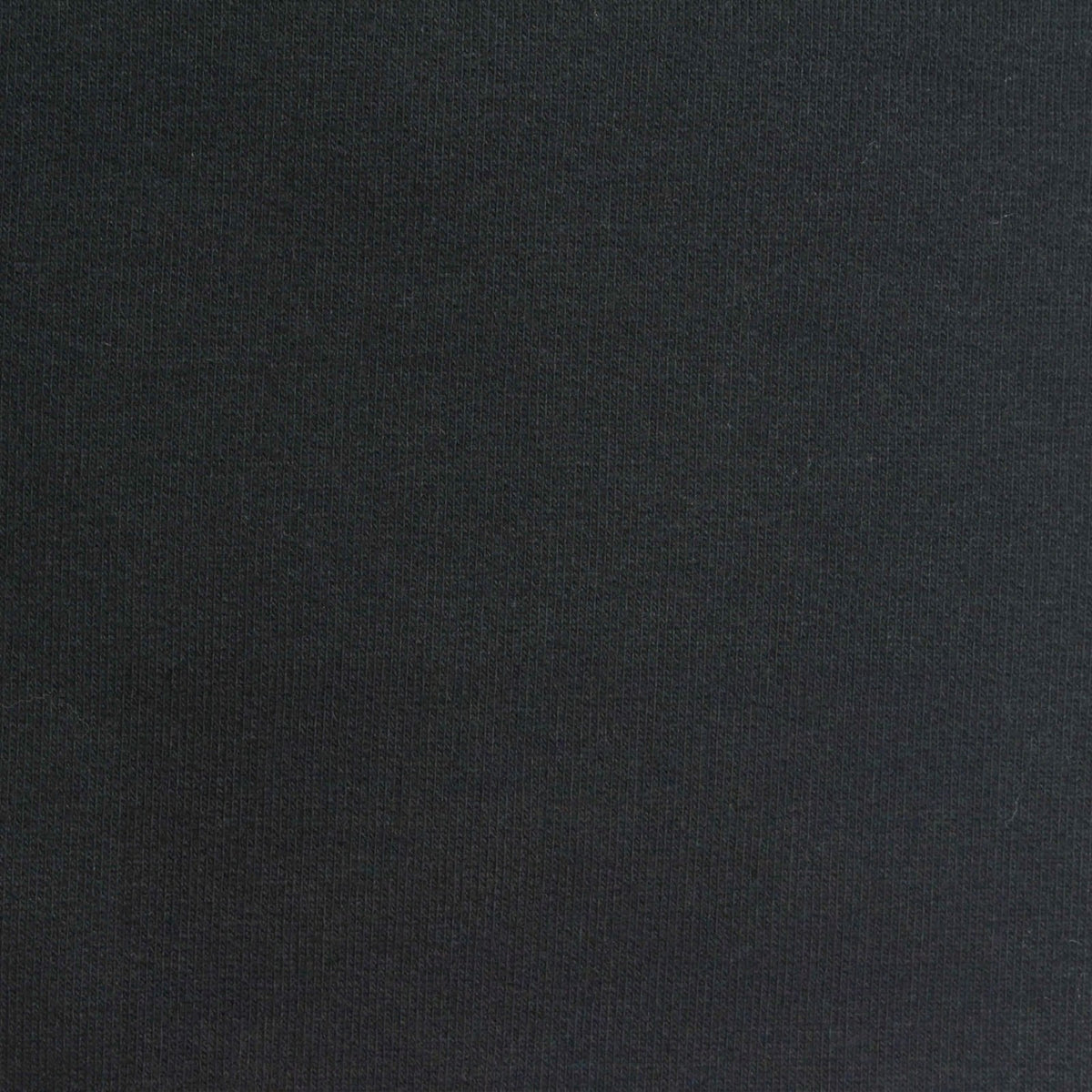 Cotton Stretch French Terry Fabric, 220 gsm, 185 cm — Black