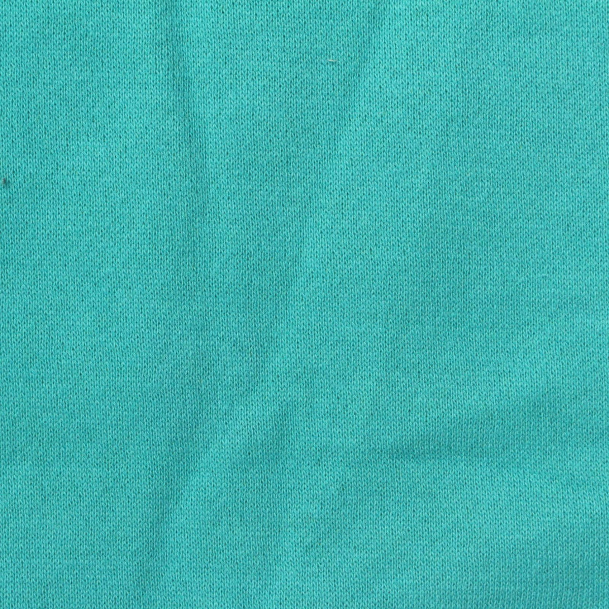 Brushed Cotton Polyester French Terry Fabric, 260 gsm, 170 cm — Green, ref EF-274873
