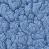 100% Polyester Sherpa Fleece Fabric, 250 gsm, 165 cm — Blue — texture