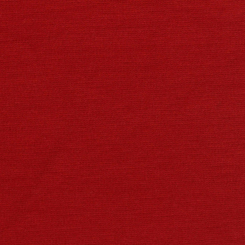 Polyester Viscose Stretch Ponte Knit Fabric, 350 gsm, 170 cm — Red