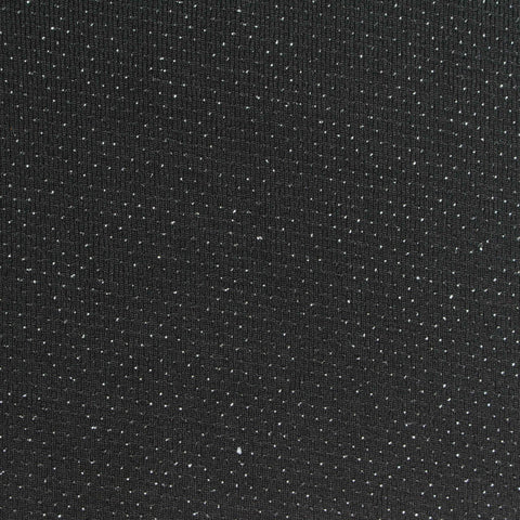 White Dots Rib Knit, Polyester